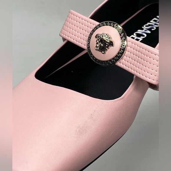 Versace Gianni Leather Ballerina Flats size 38 - Picture 5 of 12